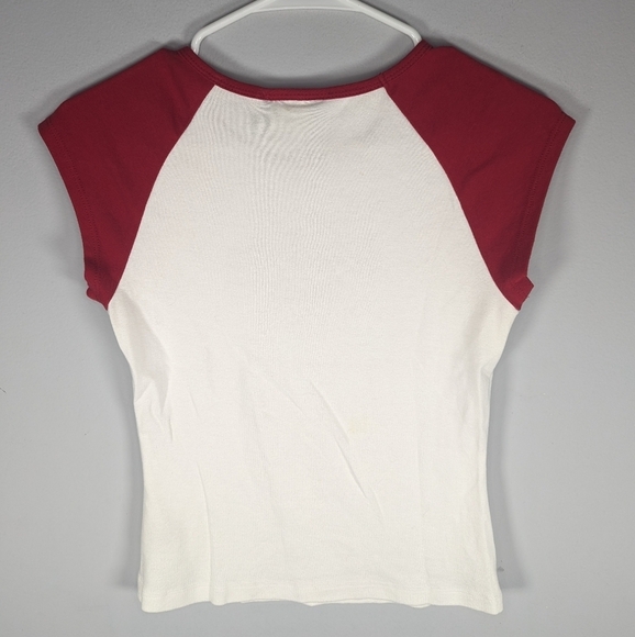 Vintage Y2K ESPN Club Walt Disney World Woman's Baby Tee Tshirt size medium - Picture 4 of 5